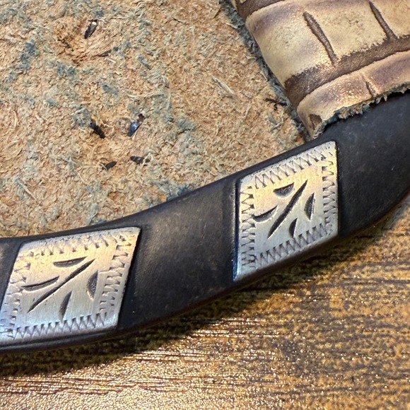 D&D‎ Texas Outfitters Croco D-Ring Belt Antique Copper Hardware Boho Chic small - Picture 14 of 14
